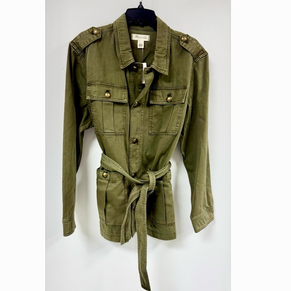 Madewell Belted Military Jacket.
